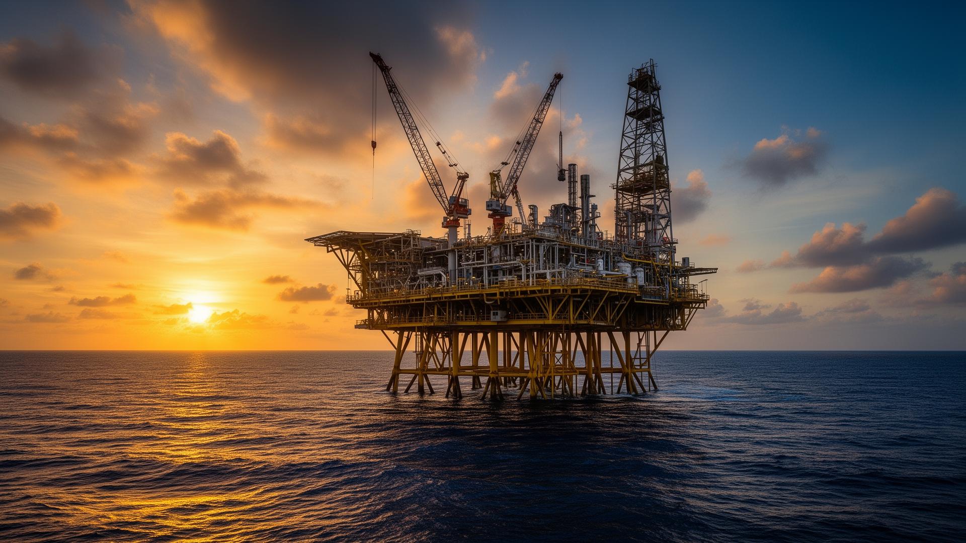 Plateforme offshore au Congo