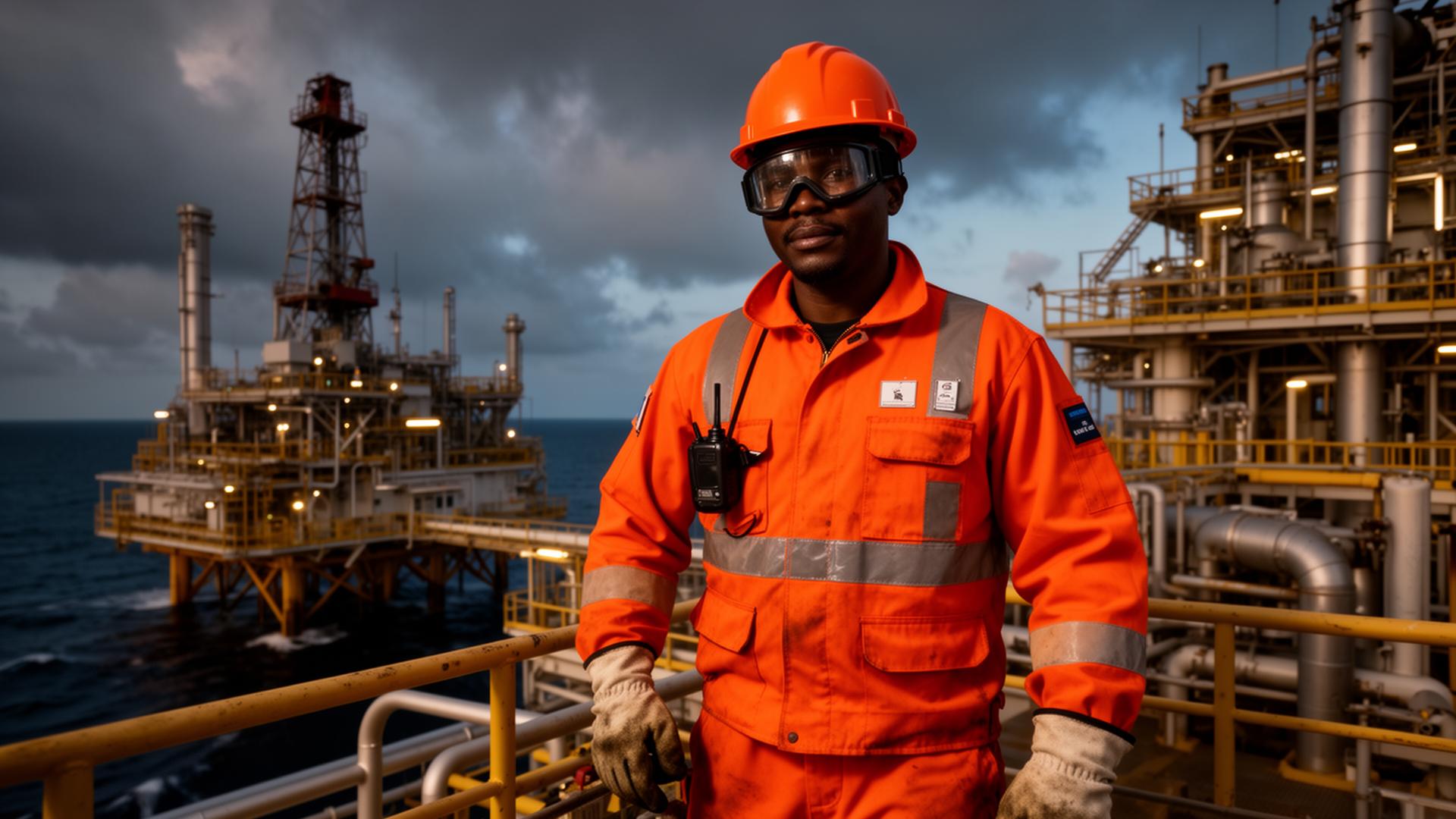 Personnel en EPI sur site industriel